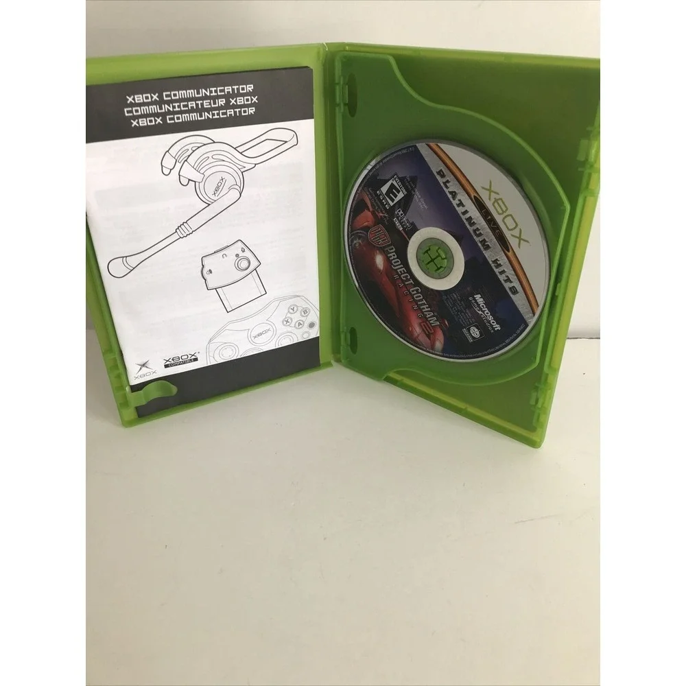 Project‎ Gotham Racing 2 & Arcade Original Xbox Video Game 2003 2 Disc Set